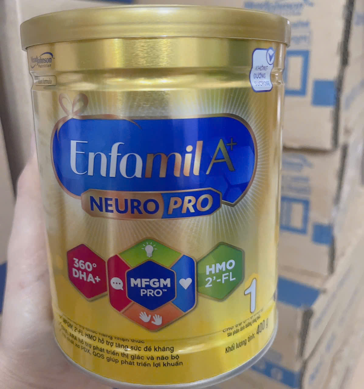 Sữa bột Enfamil A+ số 1 - hộp 400g (dành cho trẻ từ 0 - 6 tháng)